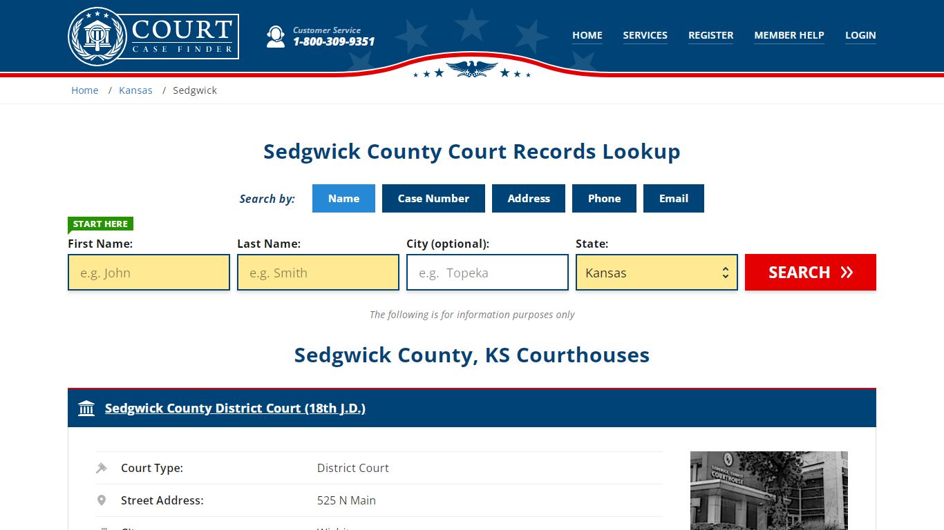 Sedgwick County Court Records | KS Case Lookup